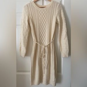 H&M Cream Knit Dress
